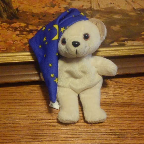 ✨ 🐻 Snuggle Bear Vintage Plush 01 Cute Wizard 😊 Vtg y2k Adorable Teddy 🔥 - Picture 5 of 9